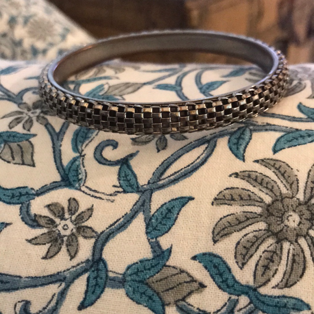 Silver Patterned Bracelet!